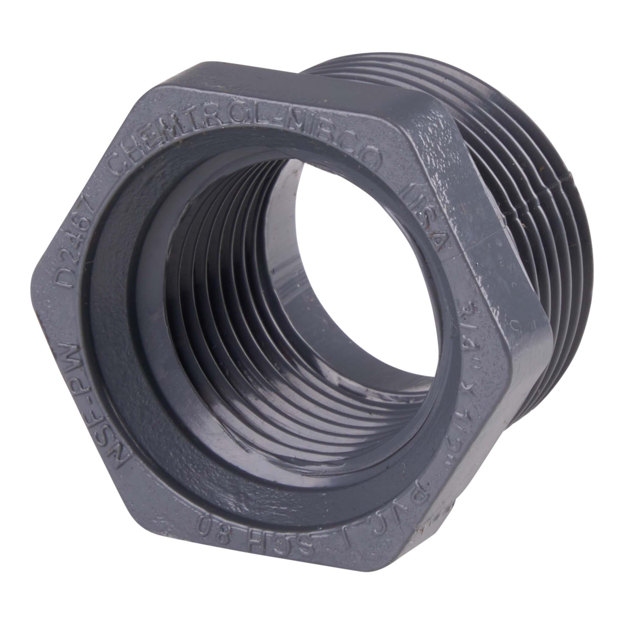 angled view of reducer bushing